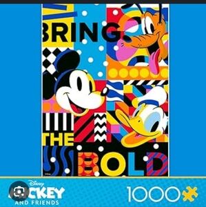 New! Never Opened. Disney Blue and Yellow Puzzle with Mickey and Donald
